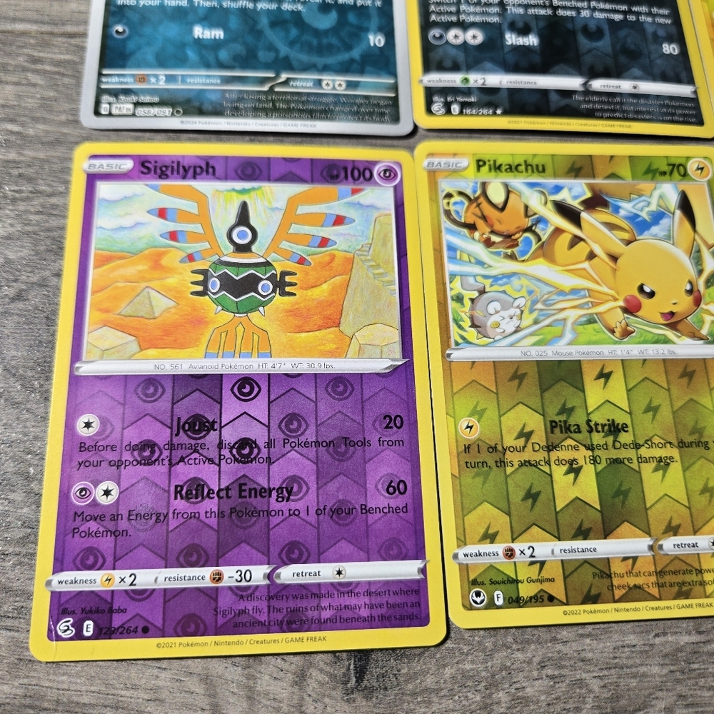 Pokemon Trading Cards Reverse Holo X6 - Picture 4 of 6